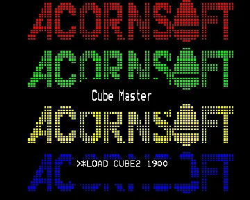 Cube Master (1982)(Acornsoft)[h TSTH] screen shot title